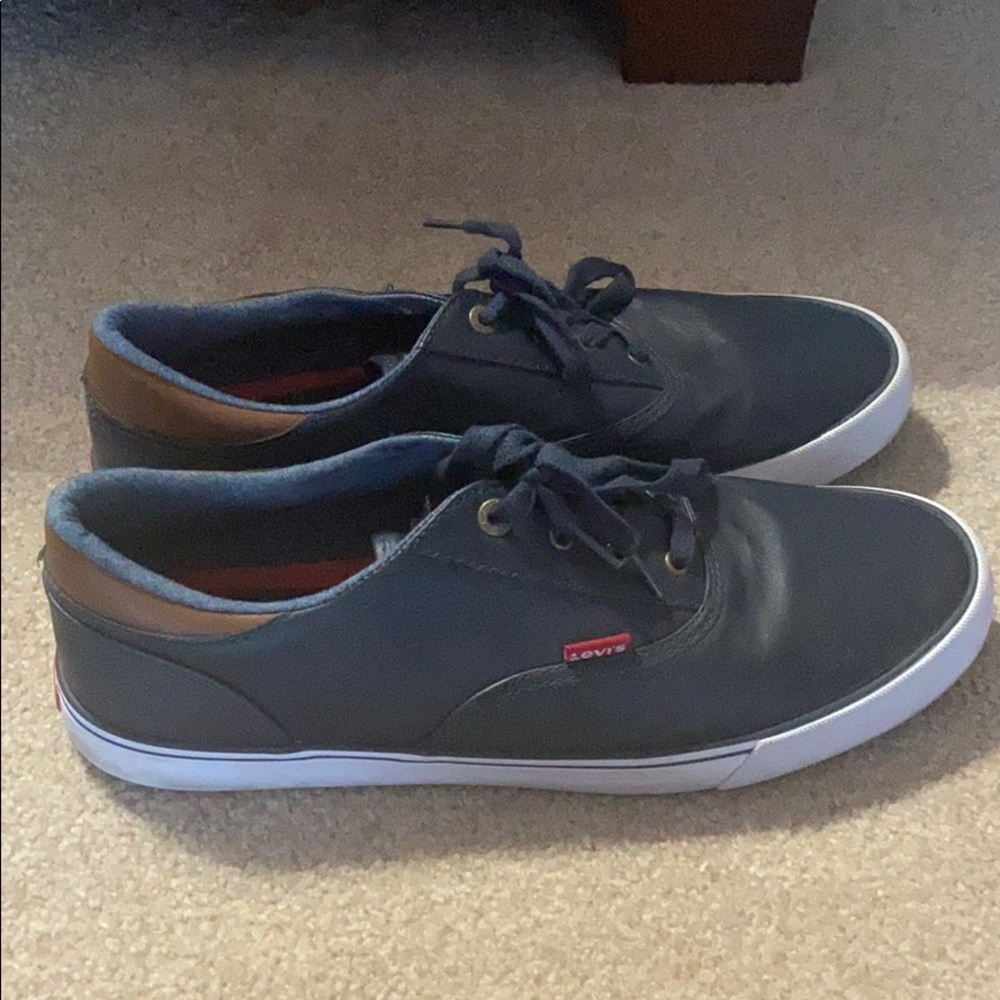 Navy blue Levi shoes men’s size 12